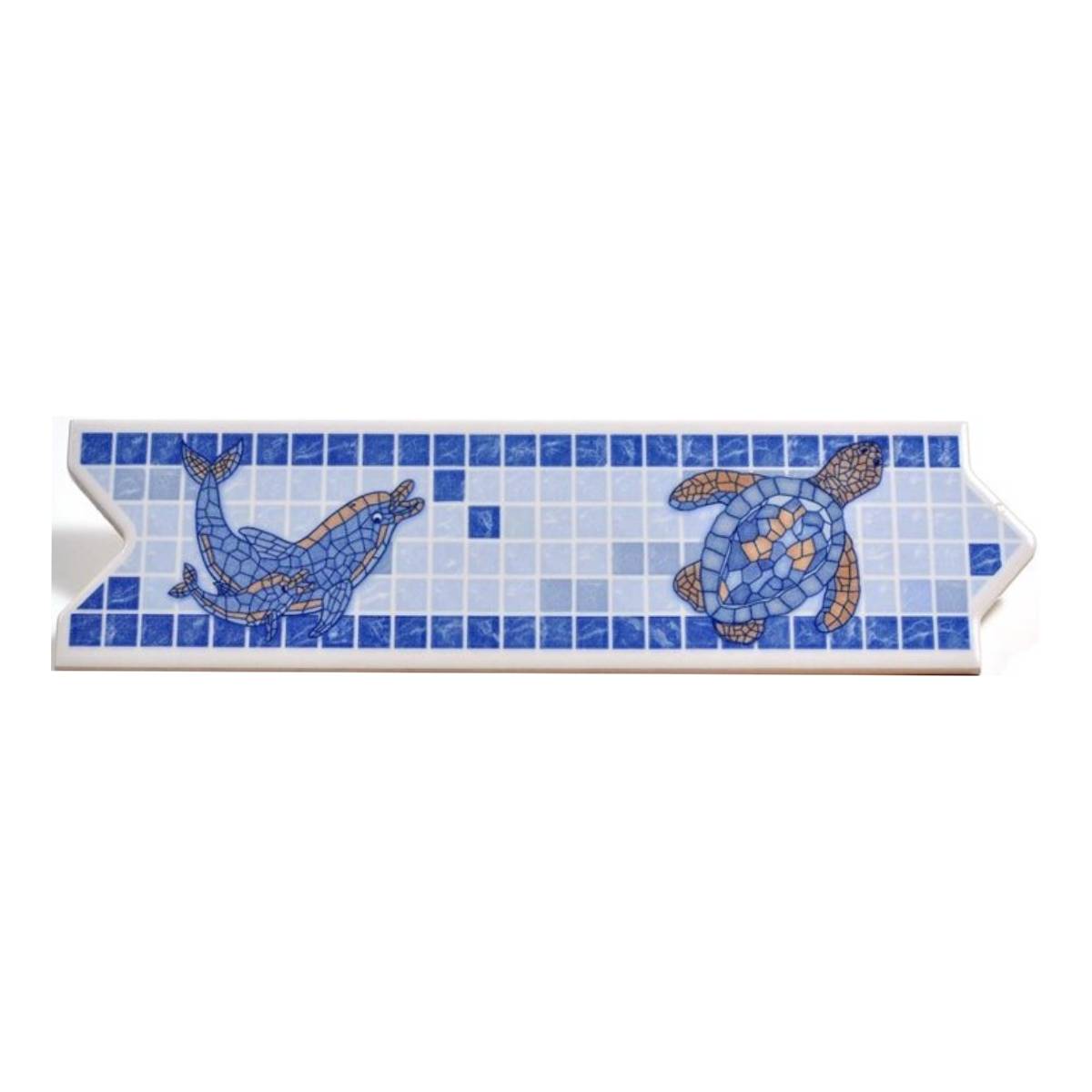 Pack 3 unidades Listel Piscina Vitreaux - 8,5x33cm
