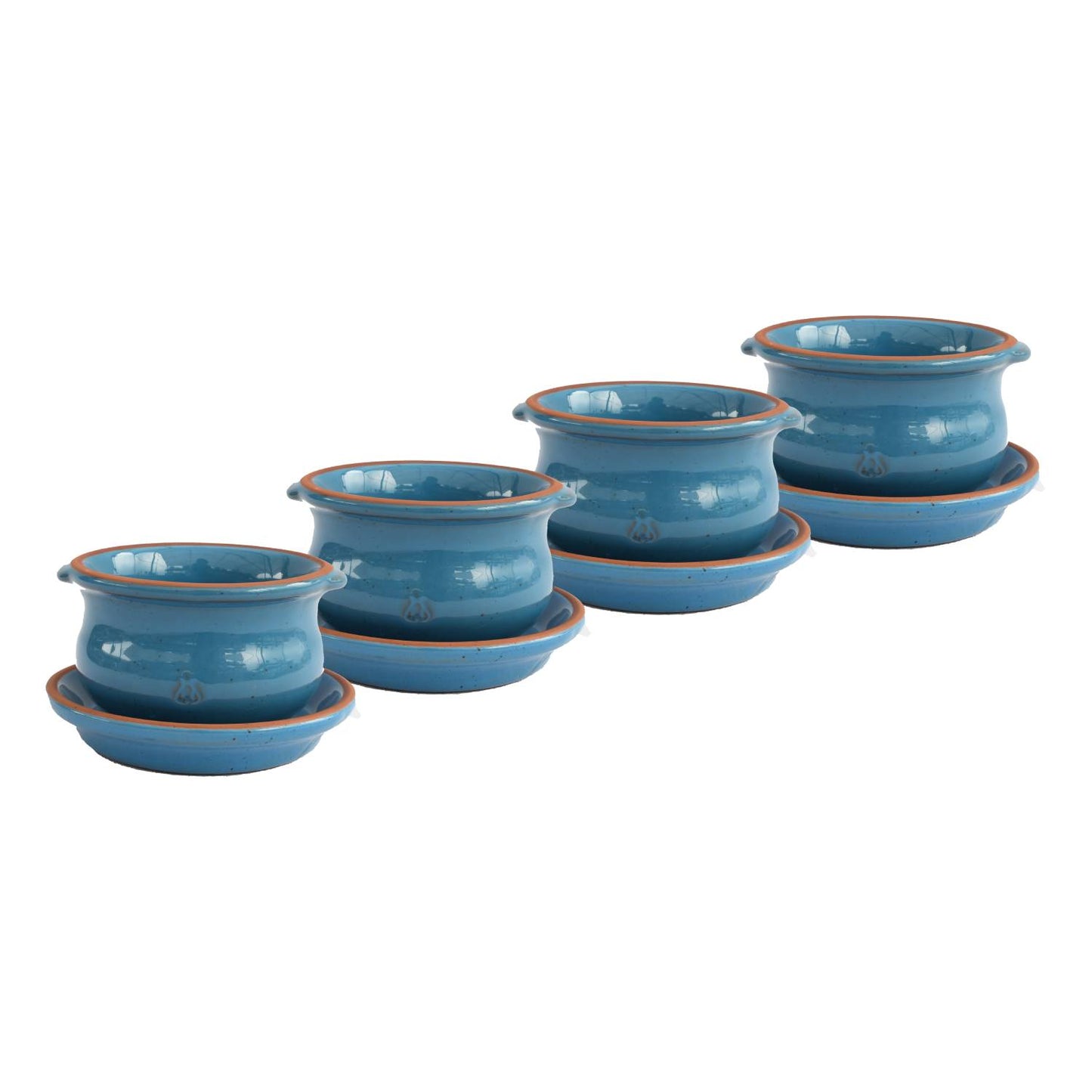 Set de Cacerolas y Platos Azul Miel