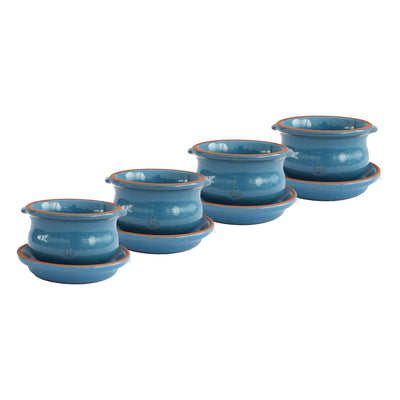 Set de Cacerolas y Platos Azul Miel