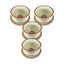 Set de Cacerolas y Platos Crema Miel