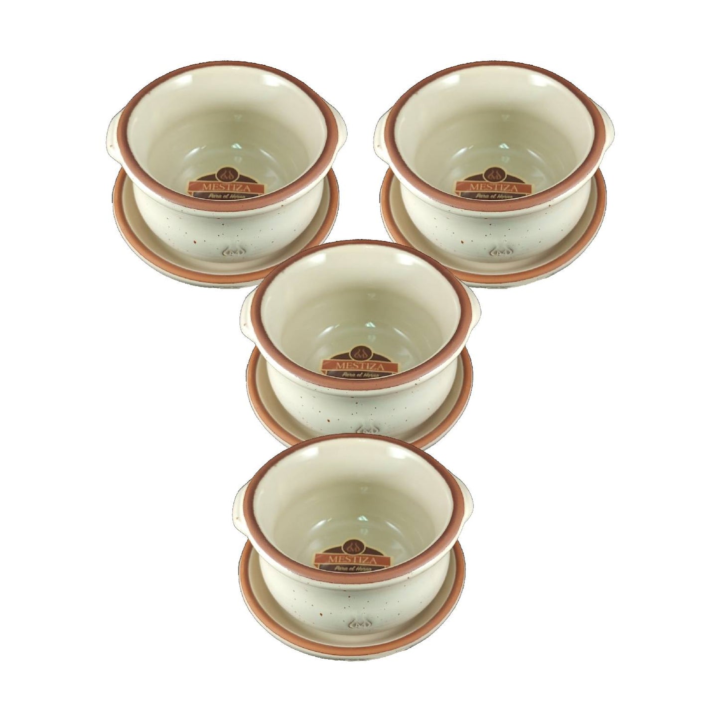 Set de Cacerolas y Platos Crema Miel