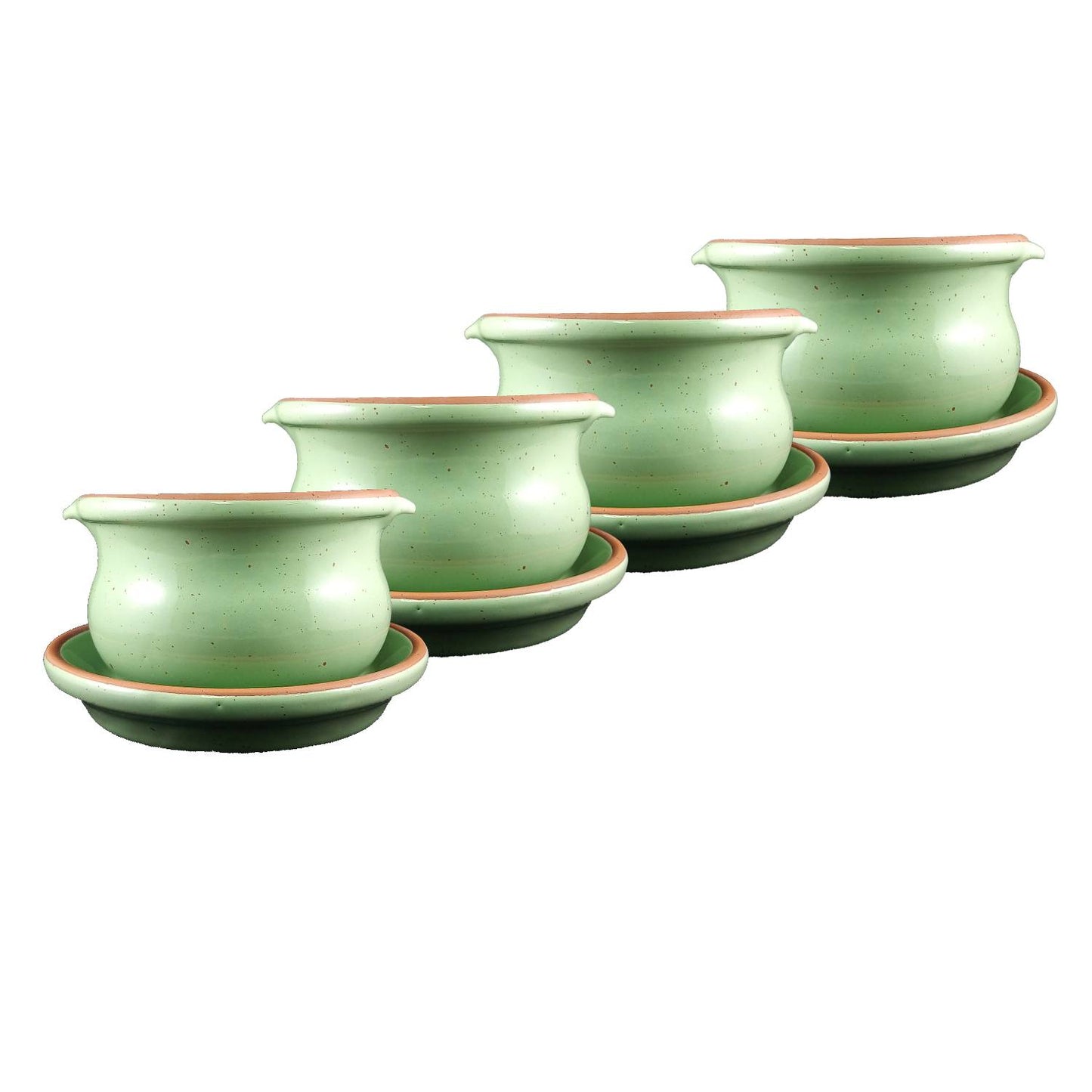 Set de Cacerolas y Platos Menta Miel