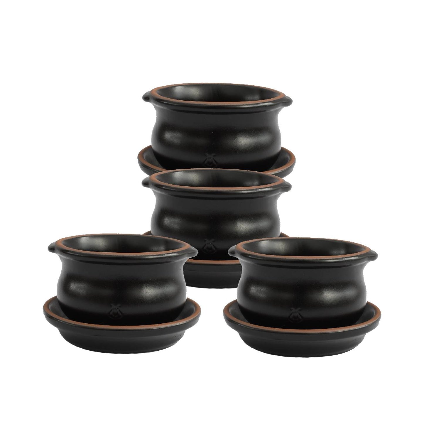 Set de Cacerolas y Platos Negro Ébano