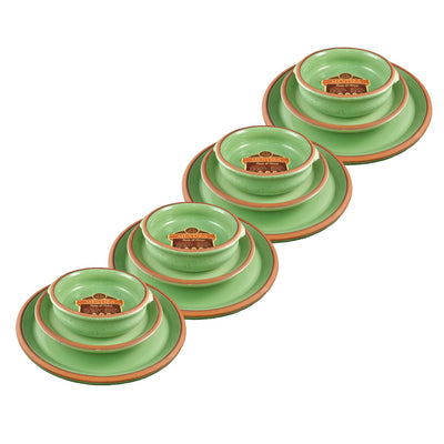 Set de Platos y Cazuelas Menta Miel