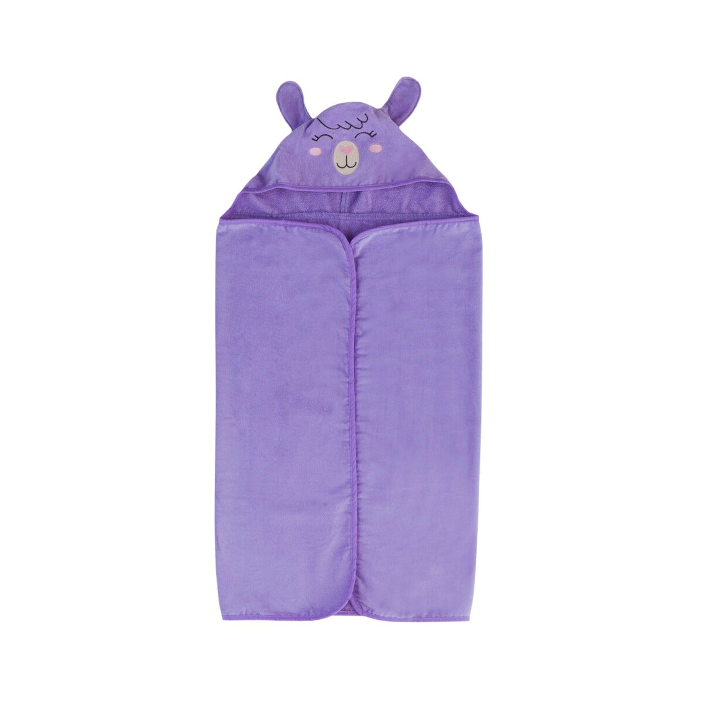 Toalla Capucha De Algodón Bordado Llama -  75 x 100cm - 300 g/m² - Teka