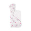 Toalla Capucha De Algodón Estampada Bichos Rosados - 75 x 90cm - 300 g/m²