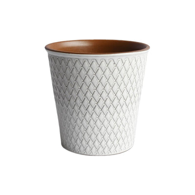 Maceta Zaia Blanco Polka