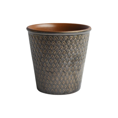 Maceta Zaia Bronce Polka